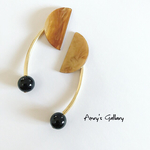 half moon × swingball  onyx