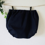 ＜marion8369様専用＞シンプルブルマ   濃紺プレミアムシーチング生地    80