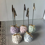 セール中❣️  アロマストーン　ローズボールのメモクリップ