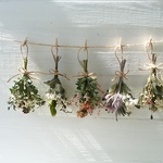 アンティーク⭐ドライフラワーガーランド25