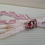 水あめの様な帯留め&帯締め