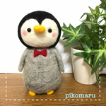 つぶらな瞳のペンギンちゃん♡羊毛フェルト