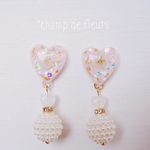 baby's breath*pinkピアス