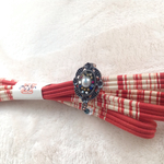 小粋なお洒落アンティーク風❣️帯留め&帯締め