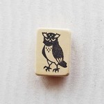 ゴム版はんこ《ミミズク》