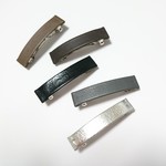 １９色から♪シンプルリボンのバレッタ(５cm)
