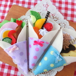 [再販5]今日からわたしもクレープ屋さん！  フェルトでおままごと