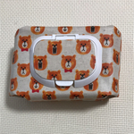 北欧クマ白＊おしりふきポーチ