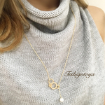 ≪特集掲載作品♡≫3way bubble cotton  necklace