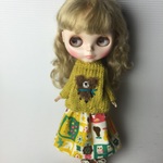 ★カラシくまさんセーター&北欧スカート★くま太郎 ブライス