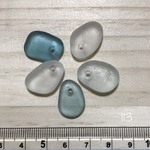 穴あき　天然シーグラス  113