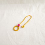 ヒモみたいなしおり〈黄・短〉