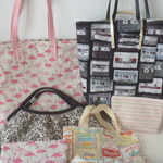 kcllrft様受注製作です♡グラニーバッグM・ポーチ・トートバッグセット　
