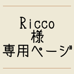 Ricco 様 専用ページ