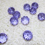 クリスタルガラスビーズ（カラーチェンジ）カット入りロンデル？？　8個　ＣＴ-1