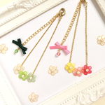 選べる9種 なかよし3色のリボンブレスレット