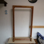 soratobu-m様オーダー品　超大型ステンドガラス用の木製額