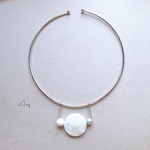 Ｂ【本日 30日16:00〜受注制作受付開始】ＳＴＯＮＥ(mono) silverチョーカー(Ｕ)