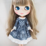 ブライス、リカちゃんサイズワンピース