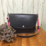 りんじゅ様オーダー品＊dusky purple🍆の大型メッセンジャーバック