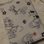文庫本＊傷有り＊猫＊ハンドメイド＊ブックカバー