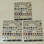【ネイルシール②】少し早いけどハロウィンシール同じ物３枚セットの販売です。(^^ゞ