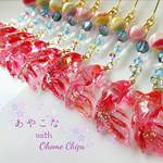 あやこな×OkomeChips 金魚飴ちゃんピアス(イヤリング)