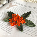 金木犀のバレッタ