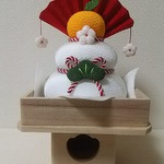 ちりめん  お正月  鏡もち(大)