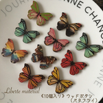 《10個入り》ウッドボタン(バタフライ)