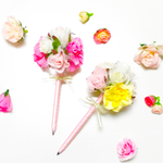 ＊送料無料＊優しいカラーのフラワーペン