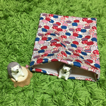 ハリネズミ用寝袋♡トリコロール×ベージュ