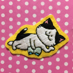ごろごろ猫のワッペン