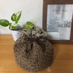 『SALE』大人可愛い♡シンプル巾着・お化粧ポーチB