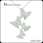 ~silver925~ 蝶々 ネックレス シルバー 刻印