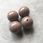 アクリルラウンドビーズ モカ 16mm 4こ
