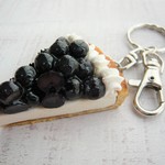 【B品】ブルーベリータルトのキーホルダー