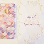 プレゼントに♡送料無料✴︎ソフトお素材✴︎Exotic purple iPhone  case
