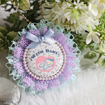 【Rm56】Flower double lace maternity
