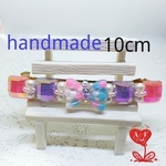 🔵 ribbon colorful バレッタ 10cm🔵商品番号A-291