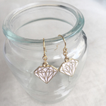 ※再入荷※ダイアモチーフピアス【ピンク】