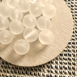 16pcs Handmade* 資材 B-153 frosted beads
