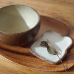 おうちカフェセット/ まーるいカフェオレボウル（ブラウン）＋ラスク小皿