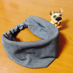 ニット地カチューム