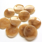 20mm  プラチャーム　ブラウン 10個