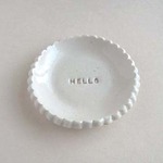 白い豆皿 2枚セット〈送料無料〉