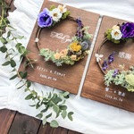  フラワーリースメッセージボード・贈呈品・お祝いプレゼント