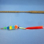 猫大興奮！！ＥＣＯじゃらし。キラキラボール（大）4個リボン付＋マタタビケース付