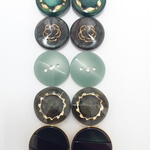 ☆再登場☆ 23～25ｍｍ◇10個入◇　グリーン　ペアアソート秋冬ボタン