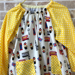 スモック 110㎝  クマ 黄色